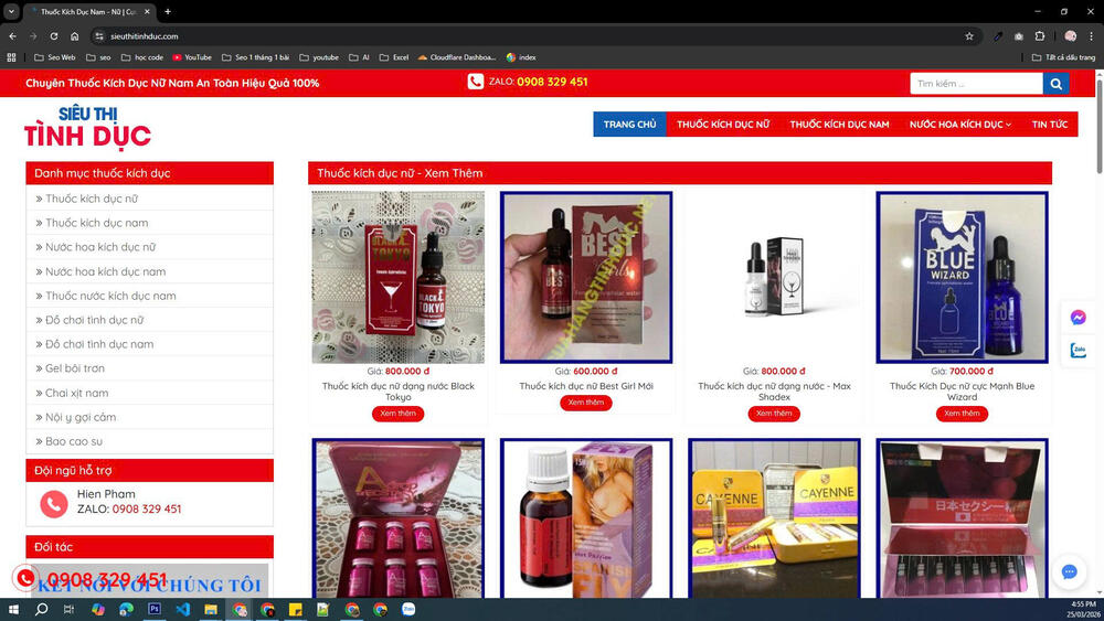 Đơn vị cung cấp thuốc kích dục uy tín tại Tp.HCM