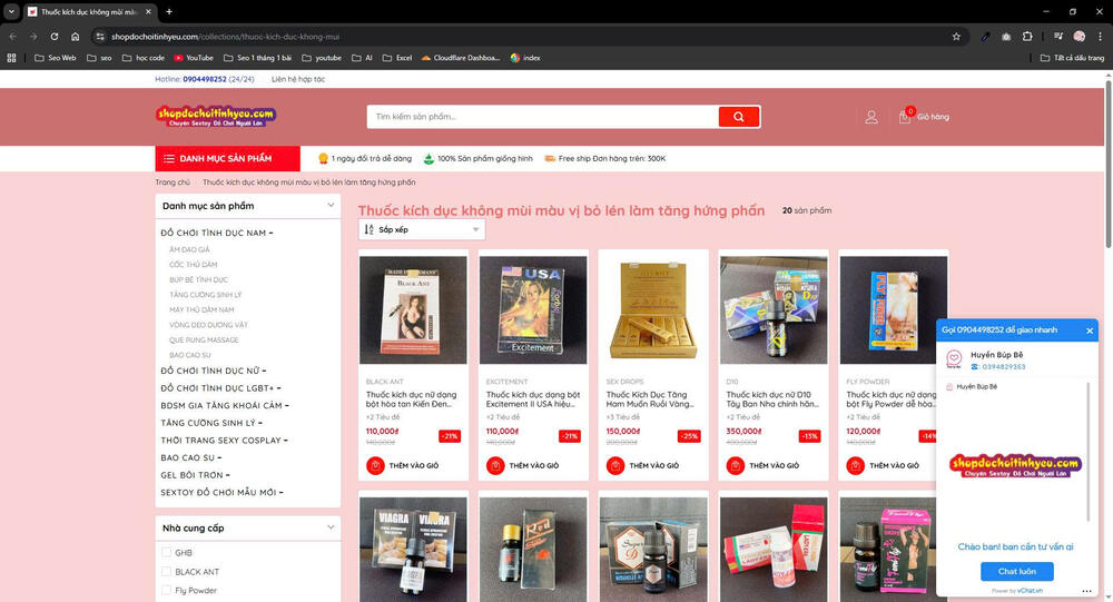 Shop Đồ Chơi Tình Yêu - Gia vị hoàn hảo cho các cặp đôi