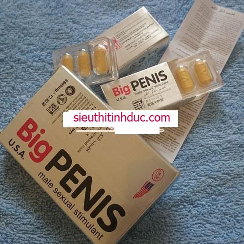 Mã 50 Thuốc Kích Dục Nam - Big Penis (6800mg X 12 Viên)