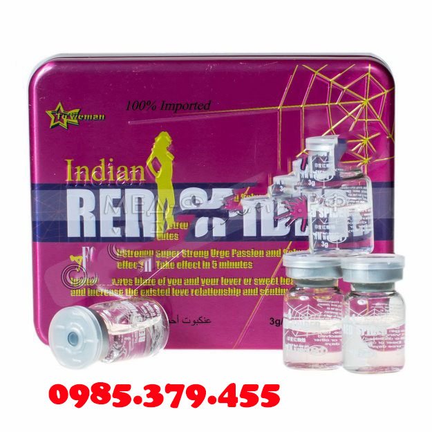 Thuốc Kích Dục Nữ Siêu Nứng RedSpider Ấn Độ (10ml x6)