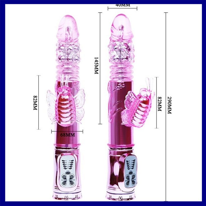 Dương Vật Giả Rung, Xoay, Ngoáy, Thụt Và Đảo Chiều