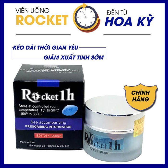 Thuốc cường dương ROCKET 1h của Mỹ