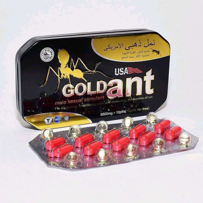 Thuốc Viên Tăng Cường Sinh Lý Nam - Gold Ant USA